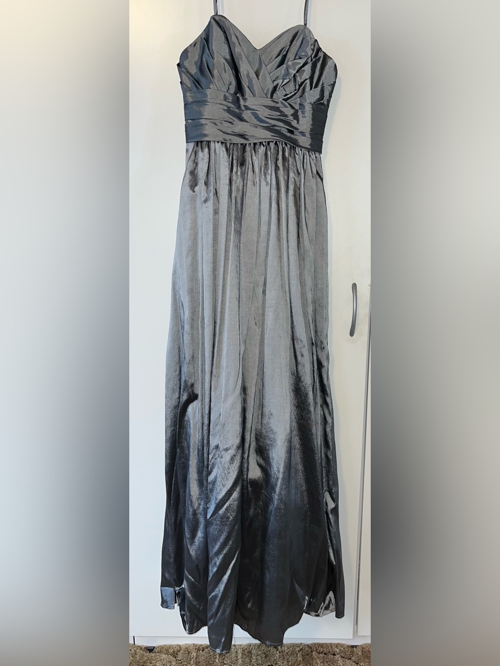 Steel Gray Formal/Prom/Homecoming/Bridesmaid Size 0 Dress - EXCELLENT CONDITION